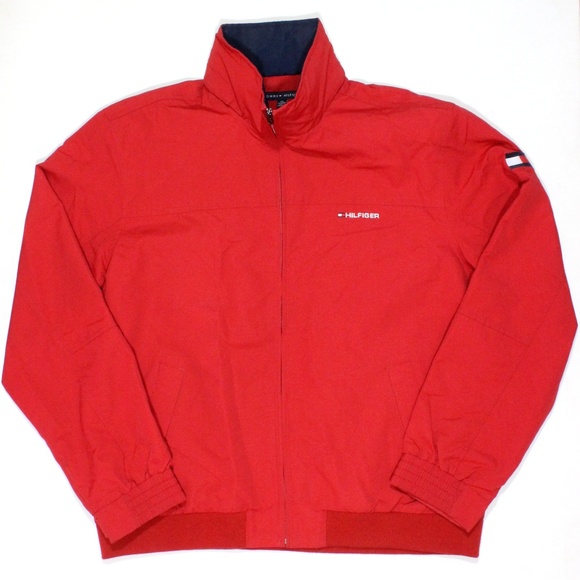 tommy hilfiger red yacht jacket